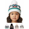 Ivory - Southwest Pattern W/ Faux Fur Pom
