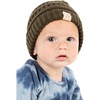 image:imageFunky Junque Toddler Winter Hat Ages 14 Soft Knit Beanie for Boys amp Girls Cozy Warm Kids Beanies for Cold WeatherNew Olive