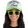 Chaos - Hat & Sunglasses Set (Neon Lime)
