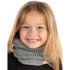 image:imageFunky Junque Winter Fleece Lined Neck Warmer Tube Scarf DoubleLayered Cold Weather Face Cover Gaiter Kids Boys Girls ToddlerHeather Grey