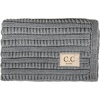 Ribbed Knit - Heather Grey
