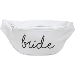 image:imageBachelorette Belt Bag Set  10 Pack 1 Bride amp 9 Squad  Waterproof fanny pack set with bride and bridesmaid designs for bachelorette parties beach trips bar nights amp brunchesBride White