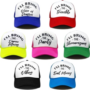 image:imageFunky Junque Adult Funny Trucker Hats Bachelorette Girls Trip  Breathable Mesh Panel 100 Polyester Adjustable Snapback Girls Weekend and Bach Party Adult Humor For Bride and Crew 7  Party Pack