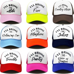 image:imageFunky Junque Adult Funny Trucker Hats Bachelorette Girls Trip  Breathable Mesh Panel 100 Polyester Adjustable Snapback Girls Weekend and Bach Party Adult Humor For Bride and Crew 9  Mayhem Pack