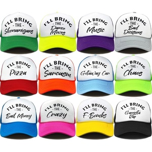 image:imageFunky Junque Adult Funny Trucker Hats Bachelorette Girls Trip  Breathable Mesh Panel 100 Polyester Adjustable Snapback Girls Weekend and Bach Party Adult Humor For Bride and Crew12  Most Popular Pack