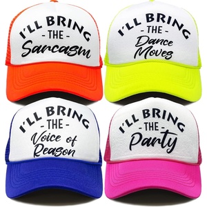 image:imageFunky Junque Adult Funny Trucker Hats Bachelorette Girls Trip  Breathable Mesh Panel 100 Polyester Adjustable Snapback Girls Weekend and Bach Party Adult Humor For Bride and Crew 4  the Classics