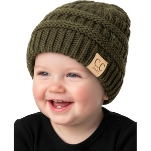 image:imageFunky Junque Baby Winter Hat  Cute Newborn Hats Cozy Warm Infant Beanie Soft Knit Stocking Stuffer for Babies 012 MonthsNew Olive