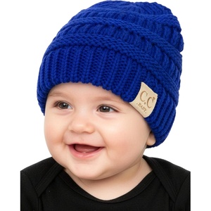 image:imageFunky Junque Baby Winter Hat  Cute Newborn Hats Cozy Warm Infant Beanie Soft Knit Stocking Stuffer for Babies 012 MonthsRoyal Blue