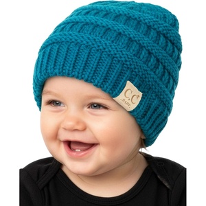 image:imageFunky Junque Baby Winter Hat  Cute Newborn Hats Cozy Warm Infant Beanie Soft Knit Stocking Stuffer for Babies 012 MonthsTeal