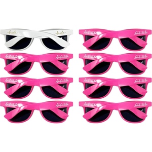 image:imageFunky Junque Bachelorette Sunglasses Bundle  8 Pack  1 Bride White amp 7 Bride Tribe Hot Pink