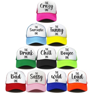 image:imageFunky Junque Bachelorette Trucker Hat for Women  Bride Squad Foam Mesh Cap Bridal Party Favors10  Bad  Boujee Pack
