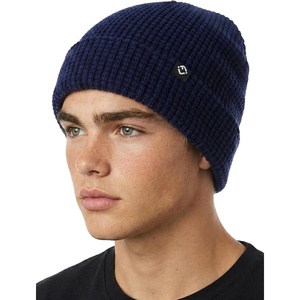 image:imageFunky Junque Basics Waffle Knit Winter Beanie  Warm Hats for Men amp Women Cozy Mens Beanies Durable Premium Toboggan HatNavy