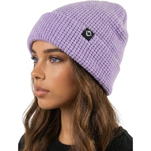 image:imageFunky Junque Basics Waffle Knit Winter Beanie  Warm Hats for Men amp Women Cozy Mens Beanies Durable Premium Toboggan HatViolet