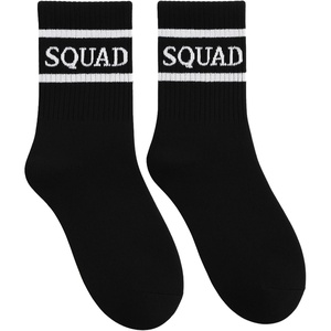 image:imageFunky Junque Bride Squad Crew Socks Bridal Party Bachelorette Squad Set  Cotton crewlength socks with white bride lettering for bachelorette parties bridal showers weddings amp squad keepsakesSquad  Black