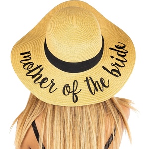 image:imageFunky Junque Panama Sun Hat Wide Brim Packable Straw Beach Cap  Natural straw Panama hat with wide packable brim for beaches pools vacations travel amp beachwearA Mother of the Bride
