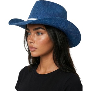 image:imageFunky Junque Rhinestone Cowgirl Hat for Women  Sparkling rhinestones adjustable chin strap and breathable comfort for concerts festivals rodeos amp vacationsWashed W Suede String  Denim