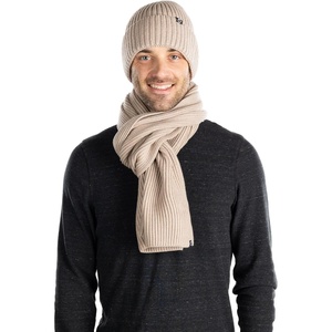 image:imageFunky Junque Scarf and Hat Set for Men and Women Ribbed Knit and Waffle Knit Warm AllSeason Winter AccessoriesRibbed Knit  Beige