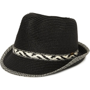 image:imageFunky Junque Short Brim Fedora Packable Sun Hat for Women  Adjustable Fedora sun hat with UPF 50 drawstring for vacations beaches festivals brunch amp garden partiesBlack
