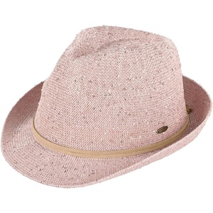 image:imageFunky Junque Short Brim Fedora Packable Sun Hat for Women  Adjustable Fedora sun hat with UPF 50 drawstring for vacations beaches festivals brunch amp garden partiesSequin  Rose