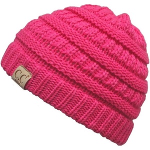 image:imageFunky Junque Toddler Winter Hat Ages 14 Soft Knit Beanie for Boys amp Girls Cozy Warm Kids Beanies for Cold WeatherCandy Pink