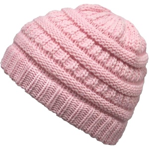 image:imageFunky Junque Toddler Winter Hat Ages 14 Soft Knit Beanie for Boys amp Girls Cozy Warm Kids Beanies for Cold WeatherPastel Pink