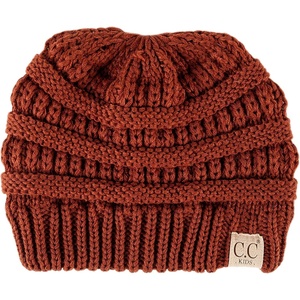 image:imageFunky Junque Toddler Winter Hat Ages 14 Soft Knit Beanie for Boys amp Girls Cozy Warm Kids Beanies for Cold WeatherRust