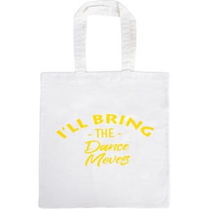 image:imageFunky Junque Tote Bag for Women Canvas Beach Bag Bachelorette Bridal Party Gifts Cute Reusable Shopping Grocery BagsIll Bring the Dance Moves Yellow
