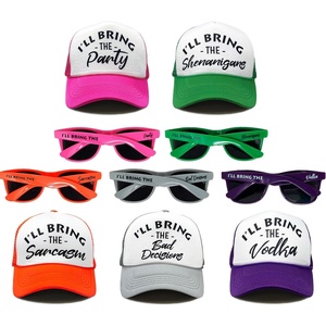 image:imageFunky Junque Trucker Hat amp Sunglasses Set for Women  Bachelorette Party Favors Girls Trip Bridesmaid Gifts5  Hats  Sunglasses  Wild Pack