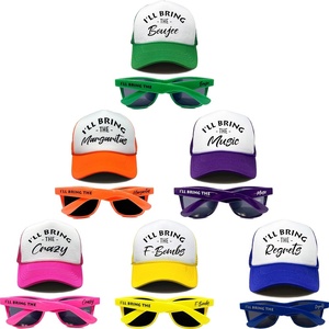 image:imageFunky Junque Trucker Hat amp Sunglasses Set for Women  Bachelorette Party Favors Girls Trip Bridesmaid Gifts6  Hats  Sunnies  Marg Pack