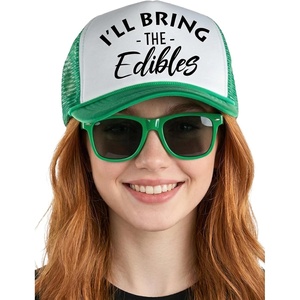 image:imageFunky Junque Trucker Hat amp Sunglasses Set for Women  Bachelorette Party Favors Girls Trip Bridesmaid GiftsEdibles  Hat  Sunglasses Set Kelly Green