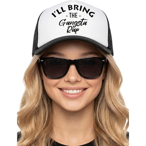 image:imageFunky Junque Trucker Hat amp Sunglasses Set for Women  Bachelorette Party Favors Girls Trip Bridesmaid GiftsGangsta Rap  Hat  Sunglasses Set Black