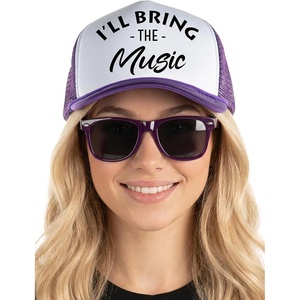 image:imageFunky Junque Trucker Hat amp Sunglasses Set for Women  Bachelorette Party Favors Girls Trip Bridesmaid GiftsMusic  Hat  Sunglasses Set Dark Purple