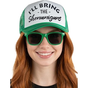 image:imageFunky Junque Trucker Hat amp Sunglasses Set for Women  Bachelorette Party Favors Girls Trip Bridesmaid GiftsShenanigans  Hat  Sunglasses Set Kelly Green