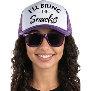 image:imageFunky Junque Trucker Hat amp Sunglasses Set for Women  Bachelorette Party Favors Girls Trip Bridesmaid GiftsSnacks  Hat  Sunglasses Set Dark Purple