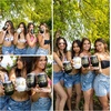 image:imageFunky Junque 12 OZ Insulated Wine Tumbler Bundle  1 Bride whitegold amp 3 Bride Tribe blackgold