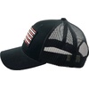 image:imageFunky Junque American Flag Trucker Hat  Adjustable Cotton Cap with Sun Protection Golf Beach and Vacation Trendy Caps for Men2 Pack Tactical Flag  BlackBlack Flag  BlackRd wht blu Flag Mesh
