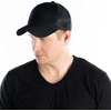image:imageFunky Junque American Flag Trucker Hat  Adjustable Cotton Cap with Sun Protection Golf Beach and Vacation Trendy Caps for MenBig Fish W Flag Fill  Black