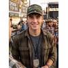 image:imageFunky Junque American Flag Trucker Hat  Adjustable Cotton Cap with Sun Protection Golf Beach and Vacation Trendy Caps for MenBig Fish W Flag Fill  Green Camo