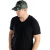 image:imageFunky Junque American Flag Trucker Hat  Adjustable Cotton Cap with Sun Protection Golf Beach and Vacation Trendy Caps for MenBig Fish W Flag Fill  Green Camo
