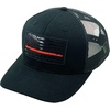 image:imageFunky Junque American Flag Trucker Hat  Adjustable Cotton Cap with Sun Protection Golf Beach and Vacation Trendy Caps for MenTactical Flag  BlackBlack W Red Flag Mesh