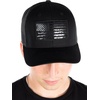 image:imageFunky Junque American Flag Trucker Hat  Adjustable Cotton Cap with Sun Protection Golf Beach and Vacation Trendy Caps for MenTactical Flag  BlackBlack Flag Mesh