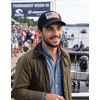 image:imageFunky Junque American Flag Trucker Hat  Adjustable Cotton Cap with Sun Protection Golf Beach and Vacation Trendy Caps for MenUsa Flag W Fish  BlackRed  White   Blue Flag Solid