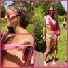 image:imageFunky Junque Bachelorette Sash for Bride  Bridal Shower Gifts Bridesmaid Party Decorations Wedding SashesIll Bring the Party  Sash  Sunnies Set Hot Pink