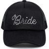 image:imageFunky Junque Bachelorette Trucker Hat for Women  Rhinestone Cowgirl Cap Bridal Shower Gifts Bride Party FavorsBride Black