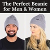 image:imageFunky Junque Basics Winter Thick Cable Knit Beanie Hat Fleece Lined Soft Chunky Warm Toboggan Skull Cap for Men WomenLight Grey