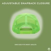 image:imageFunky Junque Blank Mesh Foam Lightweight Snapback Trucker Hat  Lightweight Foam Trucker Hat with Breathable Mesh Back Golf Beach and Street Style Trendy Trucker Hats for MenNeon Lime