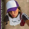 image:imageFunky Junque Blank Mesh Foam Lightweight Snapback Trucker Hat  Lightweight Foam Trucker Hat with Breathable Mesh Back Golf Beach and Street Style Trendy Trucker Hats for MenWhitePurple