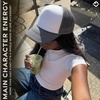 image:imageFunky Junque Blank Mesh Foam Lightweight Snapback Trucker Hat  Lightweight Foam Trucker Hat with Breathable Mesh Back Golf Beach and Street Style Trendy Trucker Hats for MenWhiteDark Grey