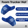 image:imageFunky Junque Blank Mesh Foam Lightweight Snapback Trucker Hat  Lightweight Foam Trucker Hat with Breathable Mesh Back Golf Beach and Street Style Trendy Trucker Hats for MenRoyal Blue