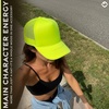 image:imageFunky Junque Blank Mesh Foam Lightweight Snapback Trucker Hat  Lightweight Foam Trucker Hat with Breathable Mesh Back Golf Beach and Street Style Trendy Trucker Hats for MenNeon YellowNeon Yellow